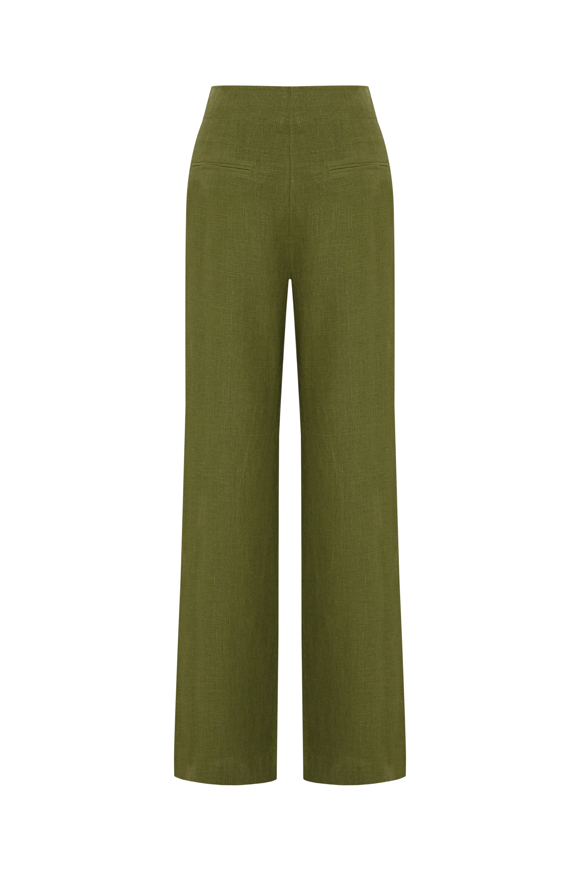 Düz Kesin Regular Haki Pantolon