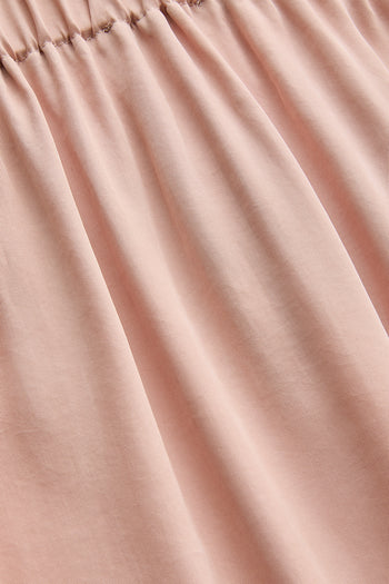 Yüksek Bel Modal Kumaş Pudra Kargo Pantolon