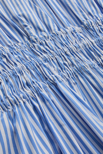 Beli Büzgülü V Yaka Yarasa Kol Midi Elbise