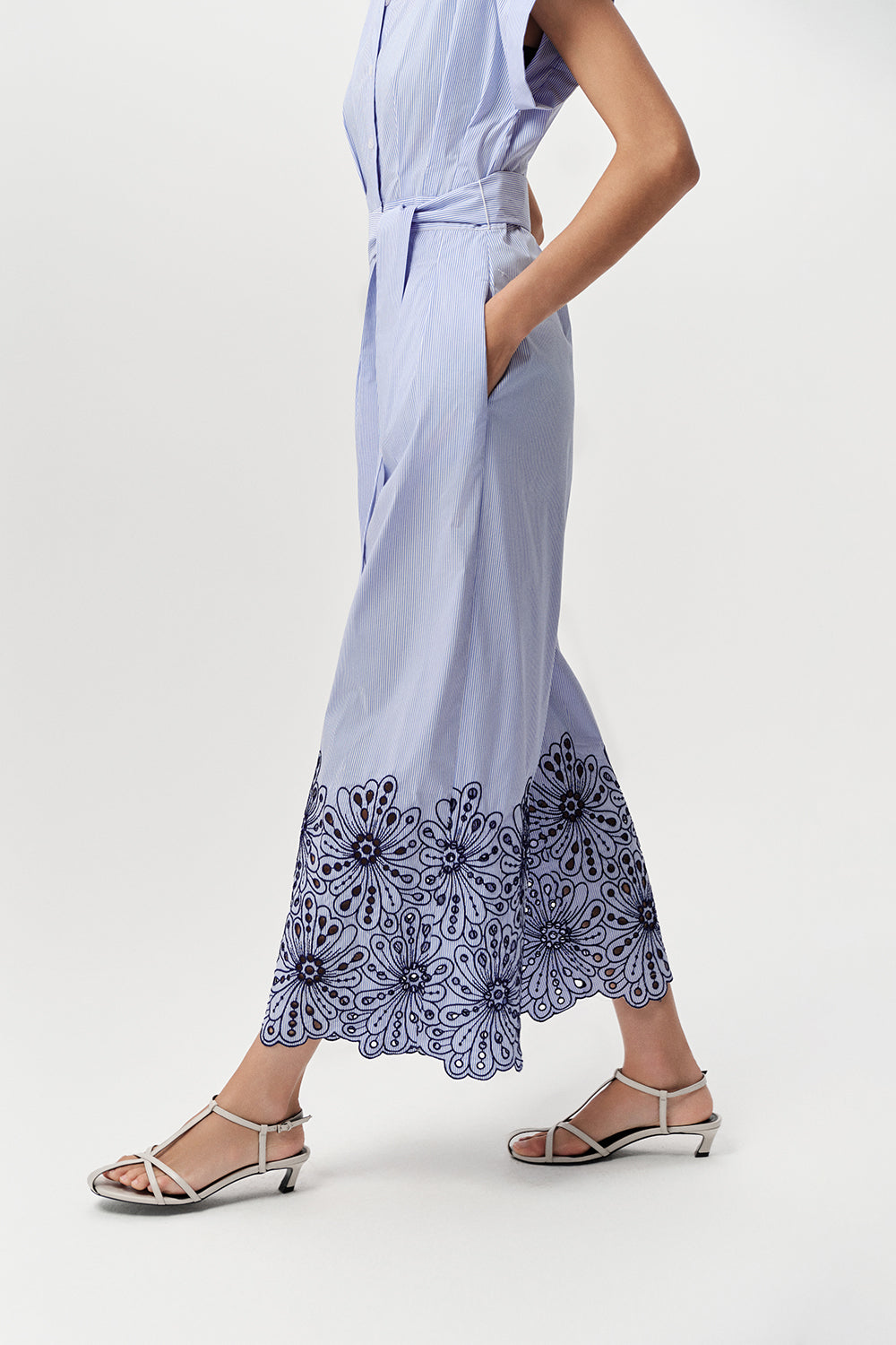 Kısa Kollu Düğmeli Beli Kuşaklı Cepli Regular Çok Renkli Tulum