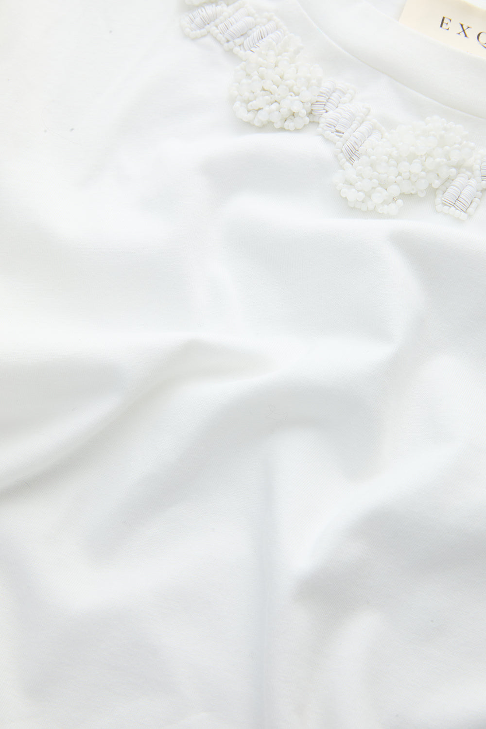 İşleme Detaylı Regular Pamuklu Örme Tişört