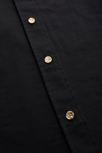 Düğme Detaylı Regular Pamuklu Gömlek