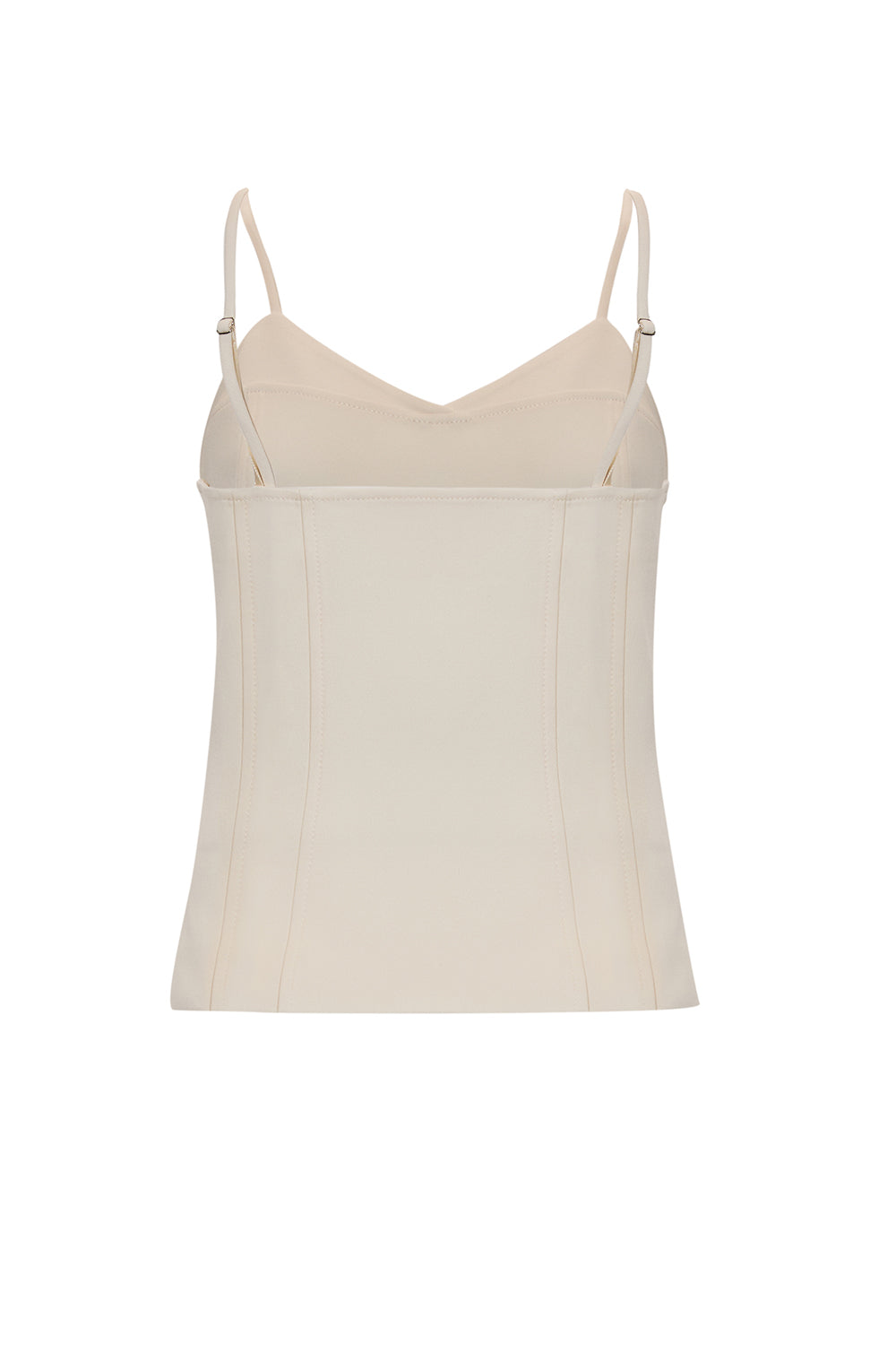 Askılı Dokuma V Yaka Regular Bluz