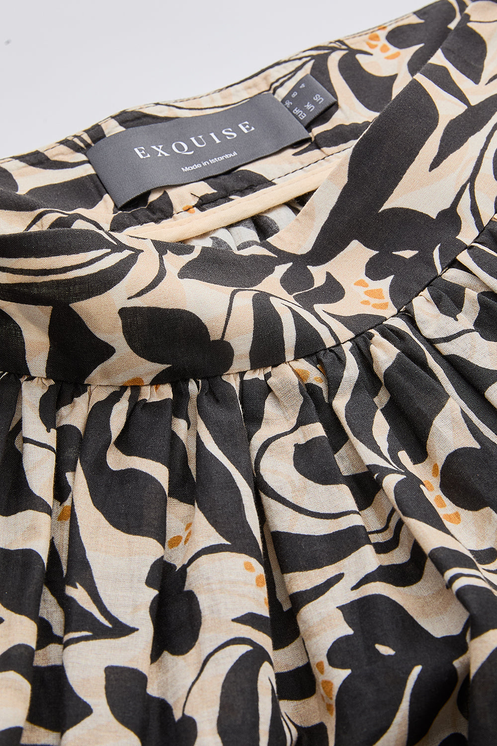 Yüksek Bel Fermuarlı Cepli Midi Çok Renkli Etek