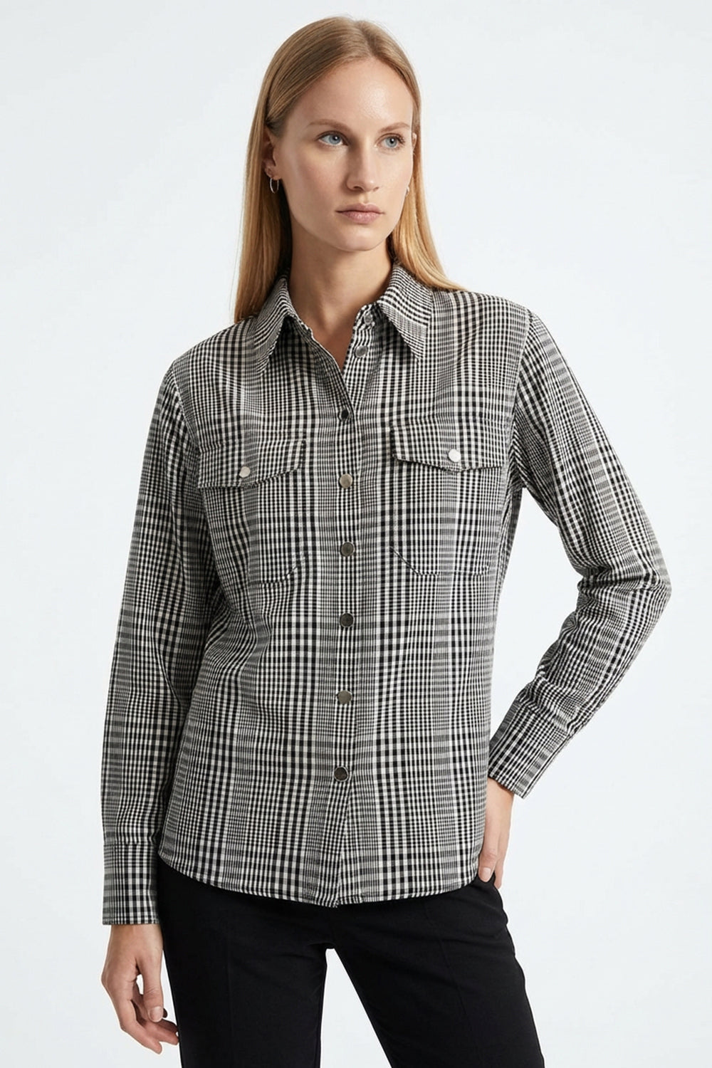 Ekose Desenli Uzun Kollu Regular Gömlek