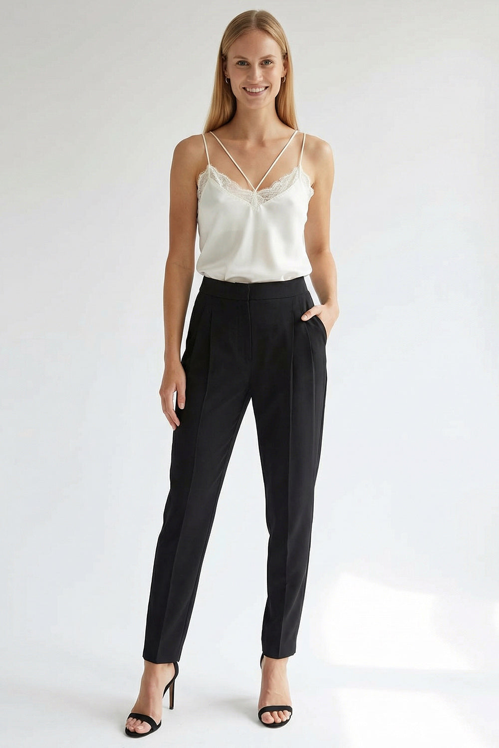 Siyah Cigarette Pantolon