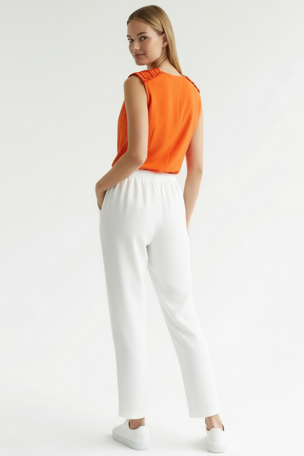 Bağcık Detaylı Regular Pantolon