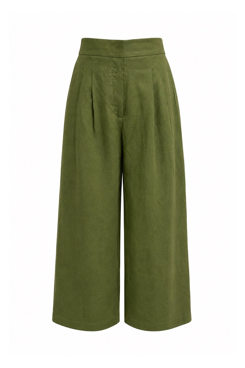 Pileli Cepli Geniş Paça Regular Pantolon