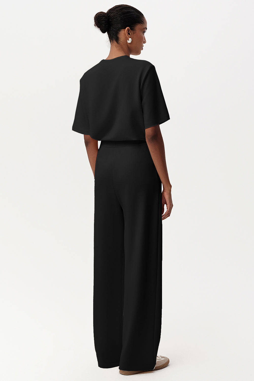 Geniş Paça Regular Örme Pantolon