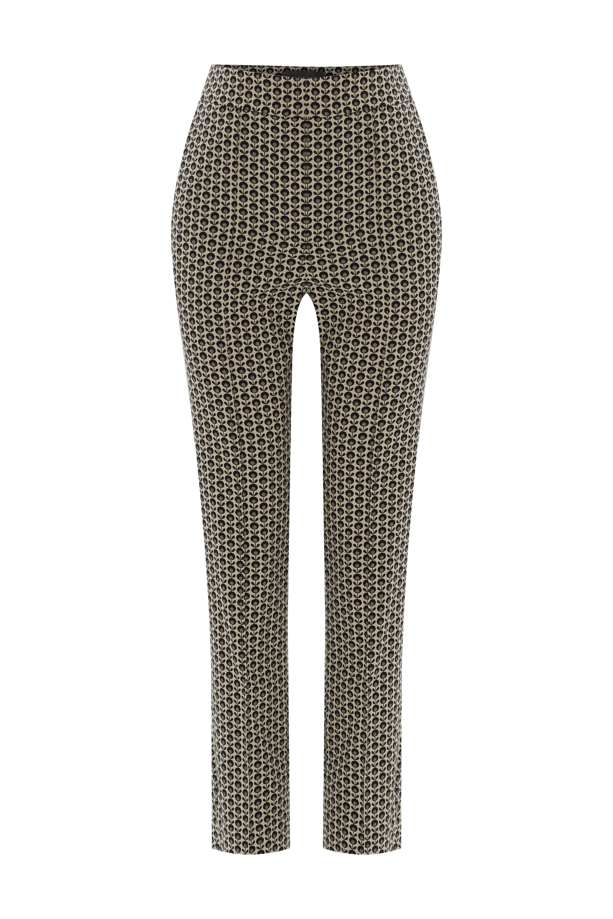 Karışık Desenli Bilek Boy Pantolon