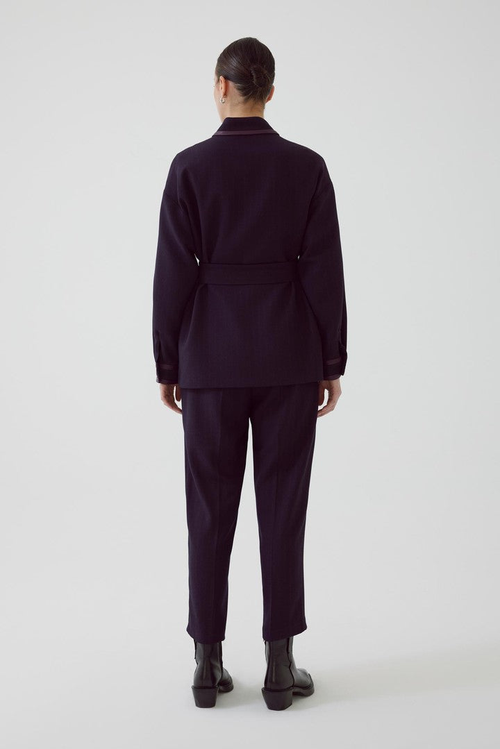 Cepli Kuşaklı Regular Ceket