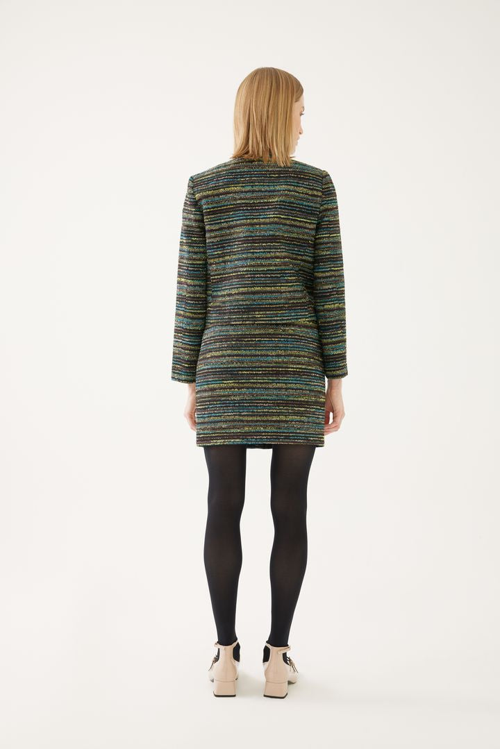 Slim Fit Mini Tüvit Etek