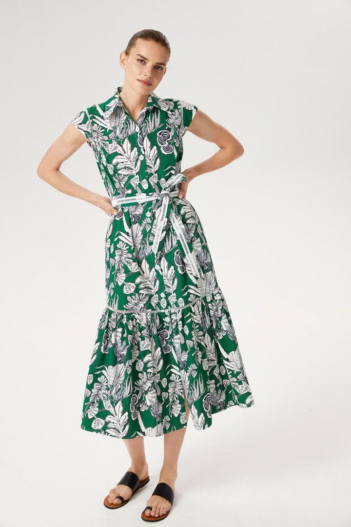 Kısa Kollu Gömlek Elbise