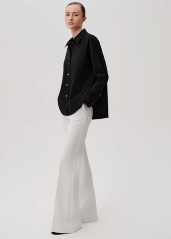 Düğme Detaylı Regular Pamuklu Gömlek