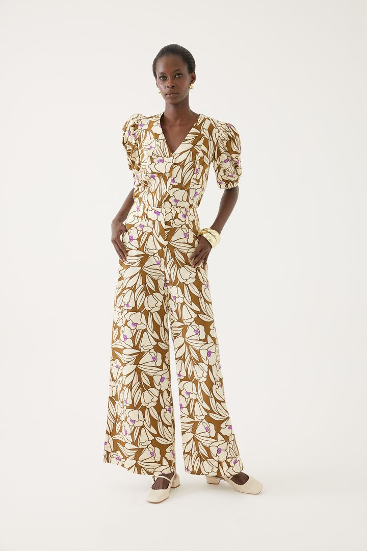 Çiçek Desenli Pantolon