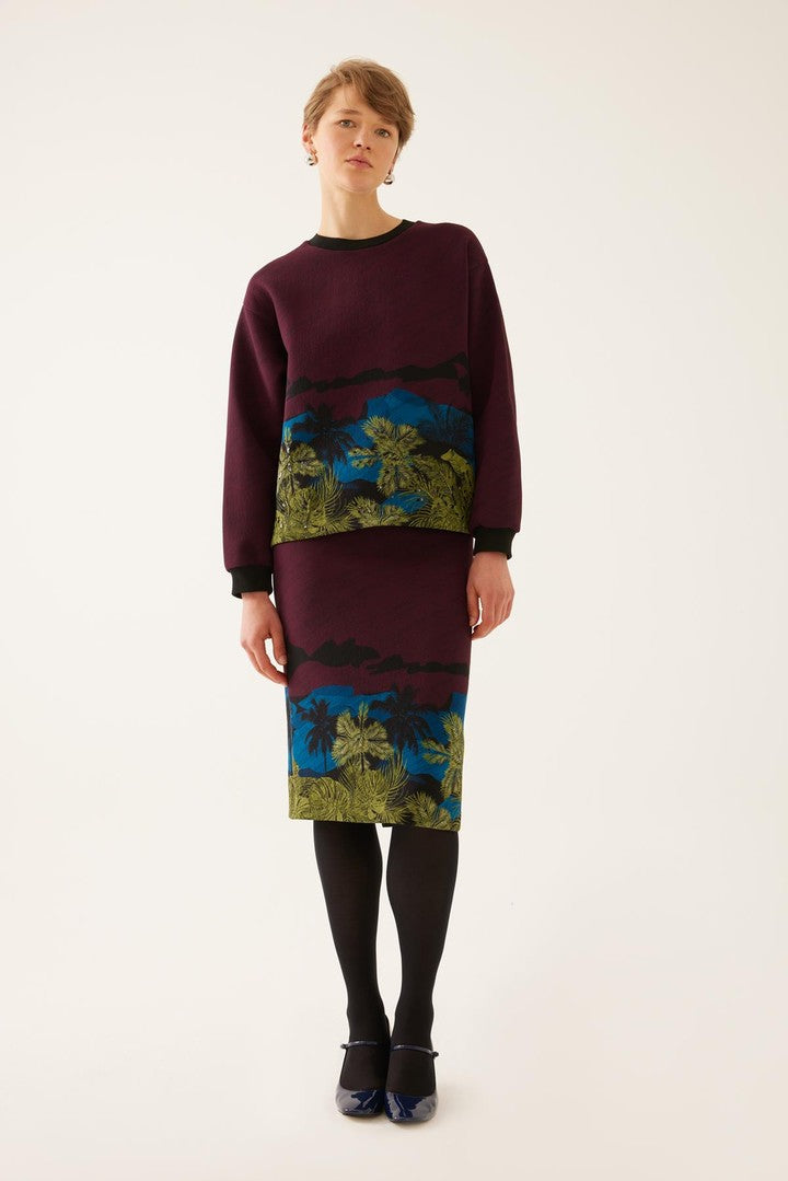 Renkli Oversize Sweatshirt