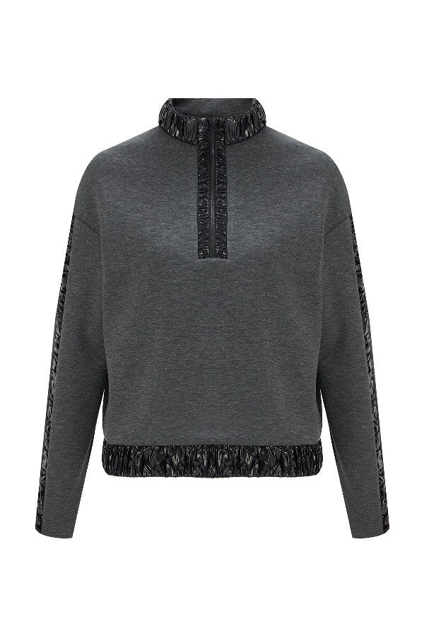 Şerit Detaylı Sweatshirt