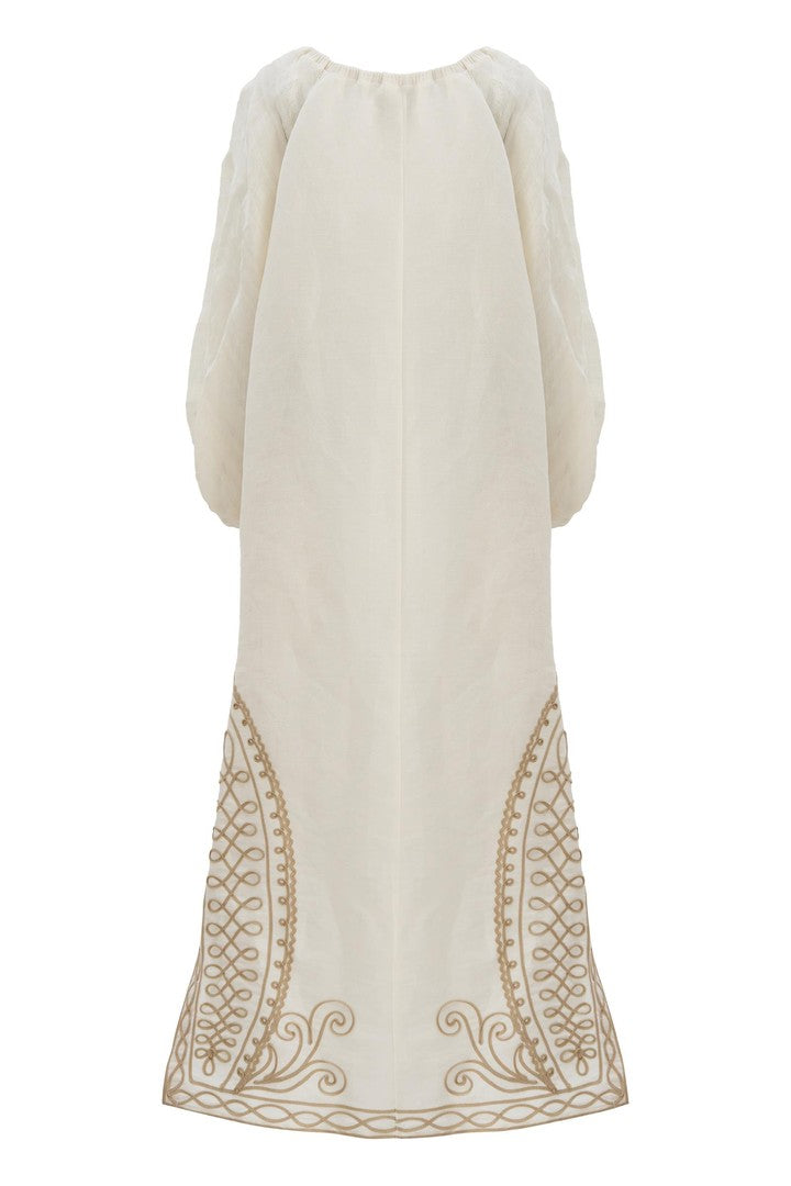 El Dokuması Kaftan Elbise