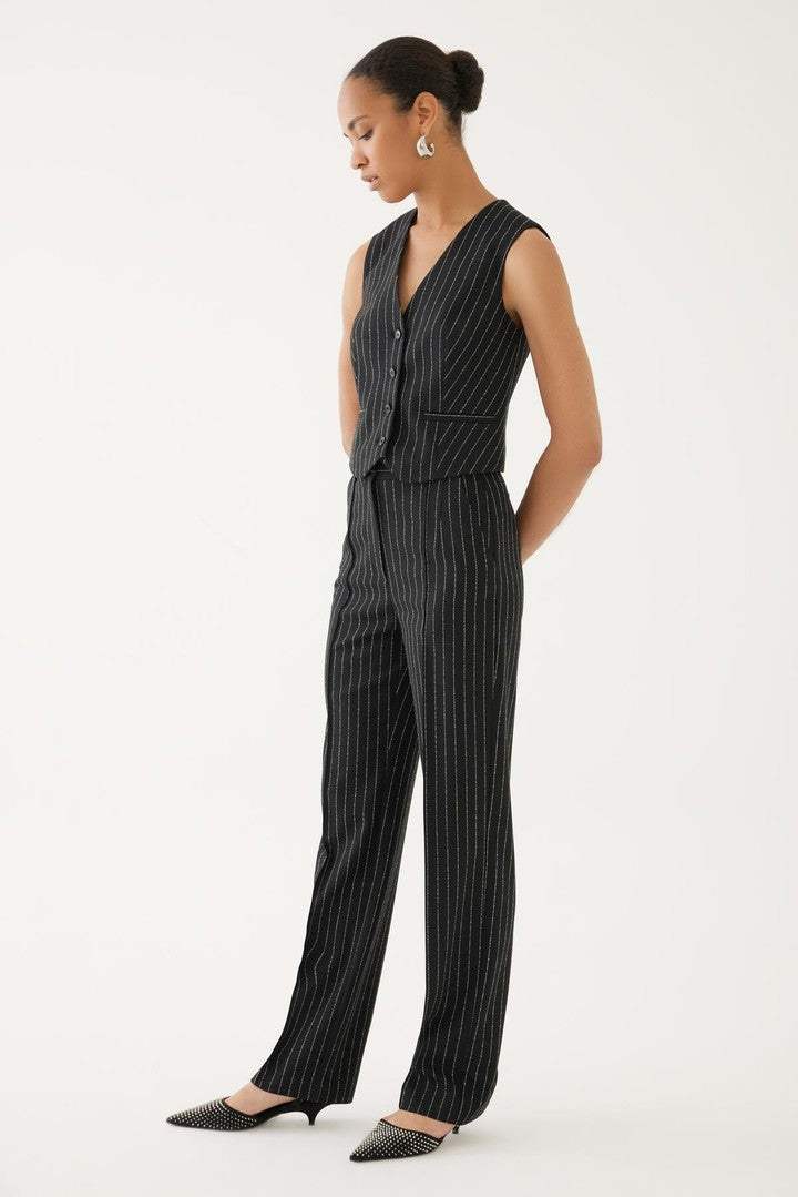 Çizgili Cepken Yelek