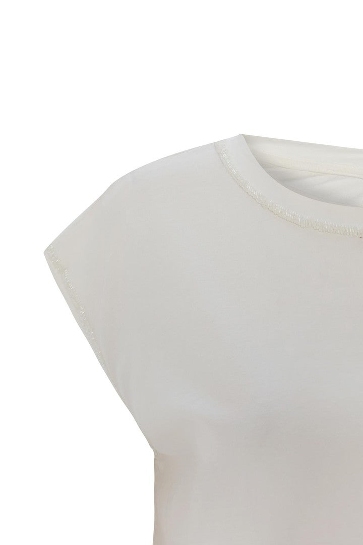 Sade Ve Düz Tasarıma Sahip Tişört