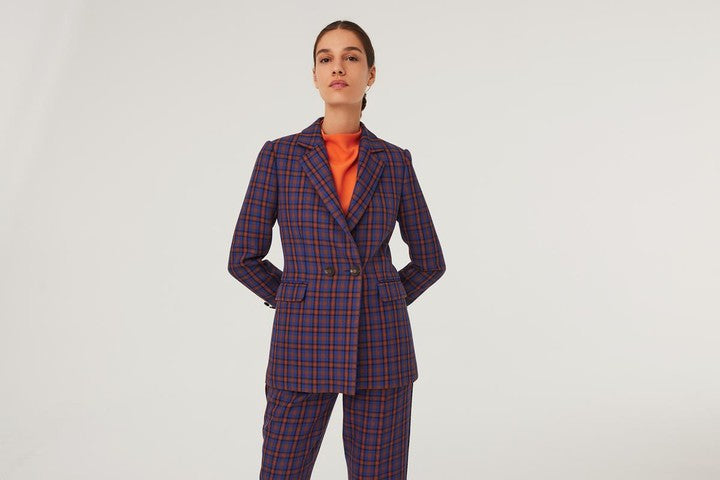 Desenli Erkek Yaka Ceket