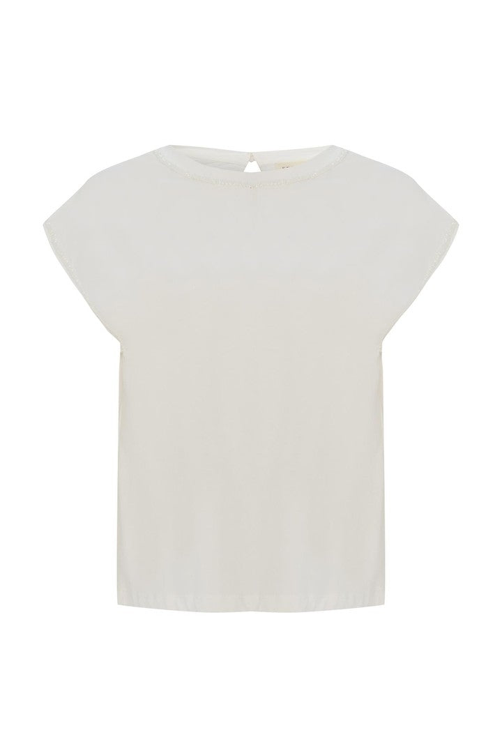 Sade Ve Düz Tasarıma Sahip Tişört