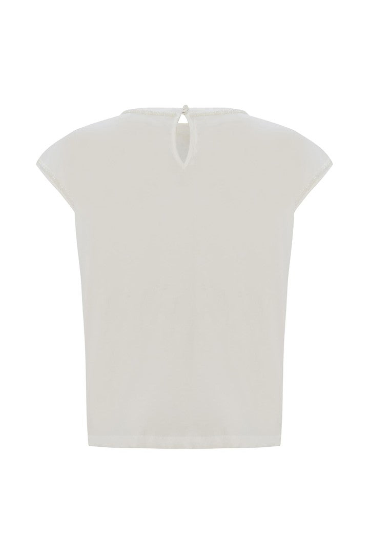 Sade Ve Düz Tasarıma Sahip Tişört