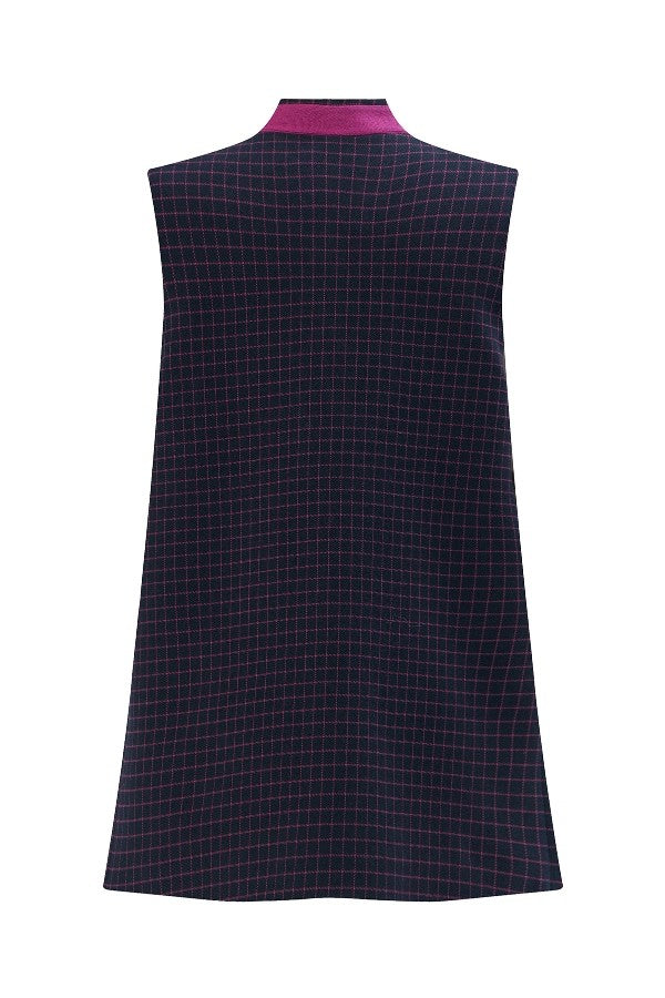 Düğme Detaylı Renkli Yelek