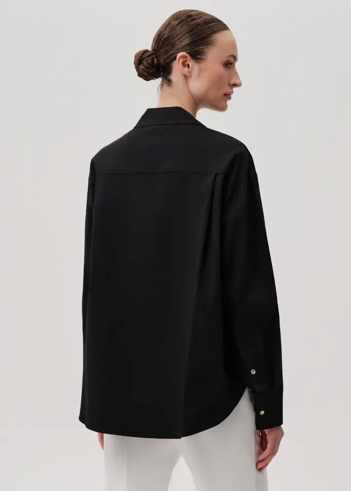 Düğme Detaylı Regular Pamuklu Gömlek