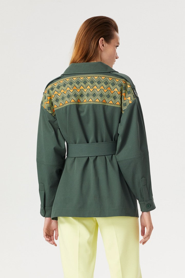 Erkek Yaka Nakışlı Ceket