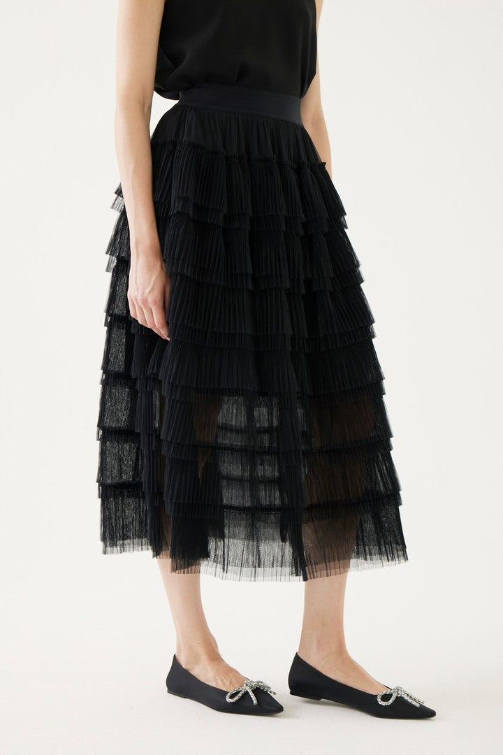 Siyah Tül Tütü Etek