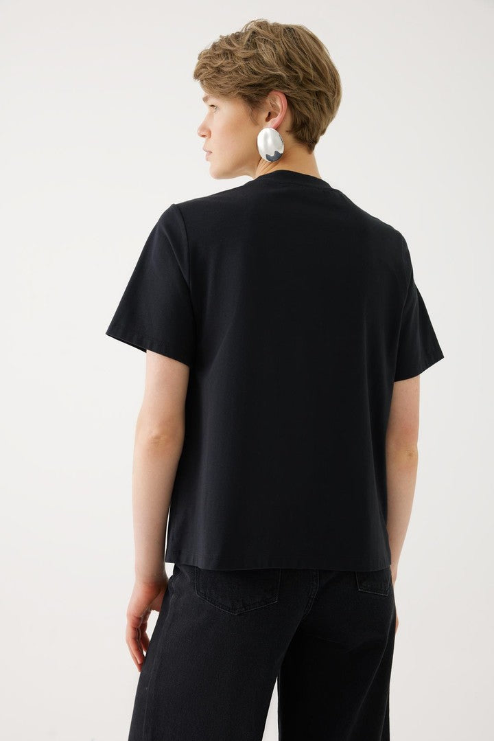 Taş İşlemeli Örme Bluz