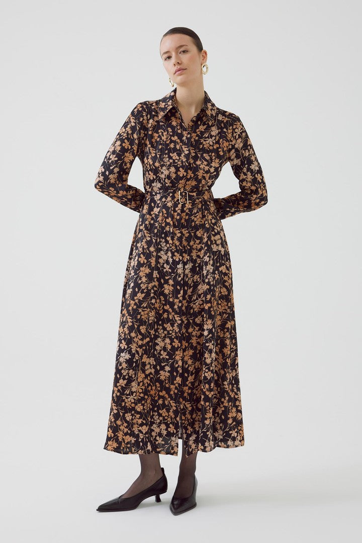 Çiçekli Regular Maxi Elbise