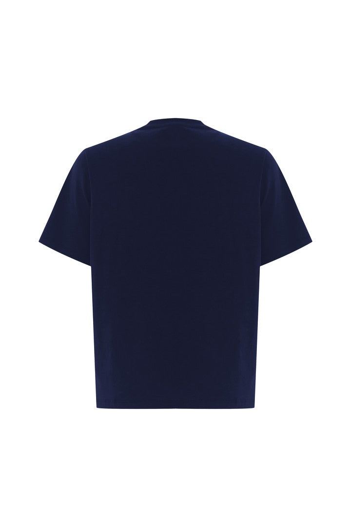 Yakası Taşlı ve Kısa Kollu Tişört