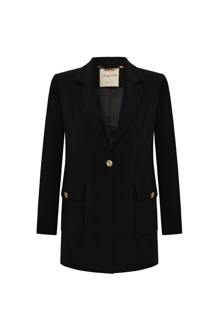 Tek Düğmeli Blazer Ceket