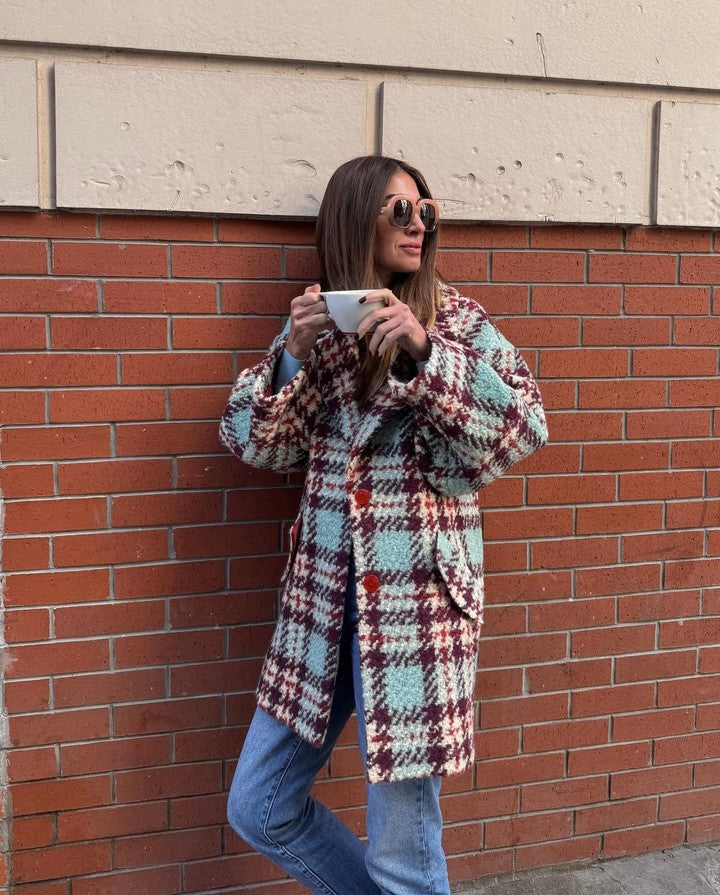 Oversize Kısa Manto