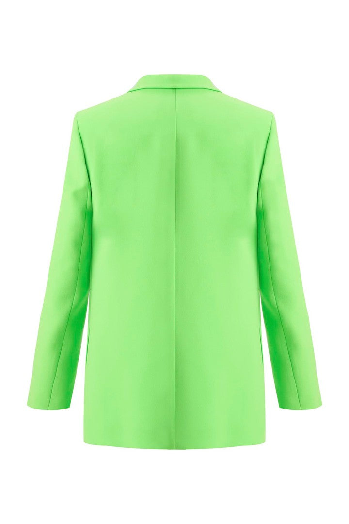 Kol Ve Cep Detaylı Crep Ceket