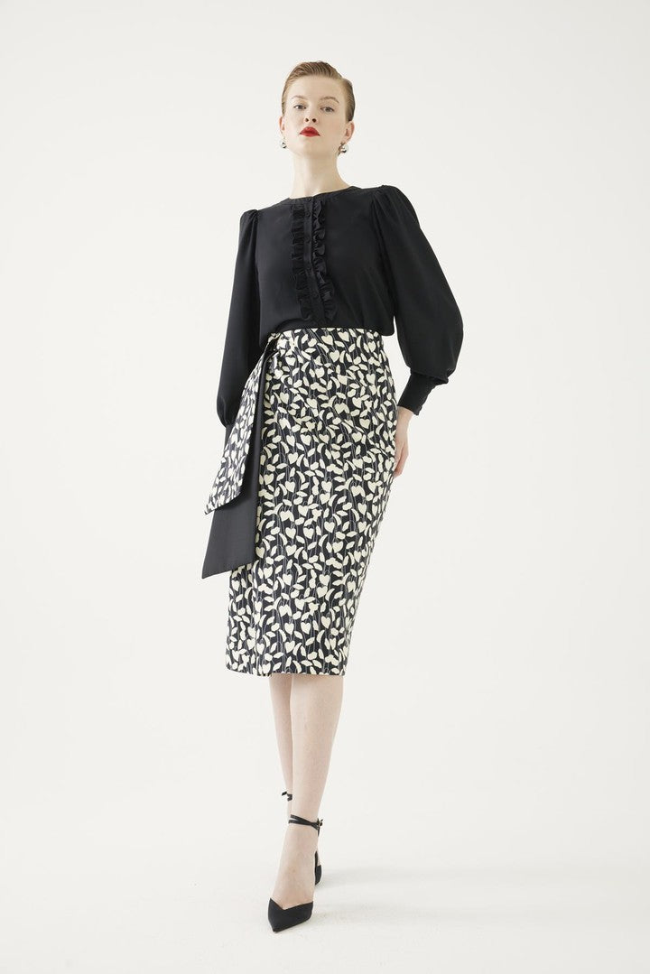 Fırfır Şeritli Gömlek