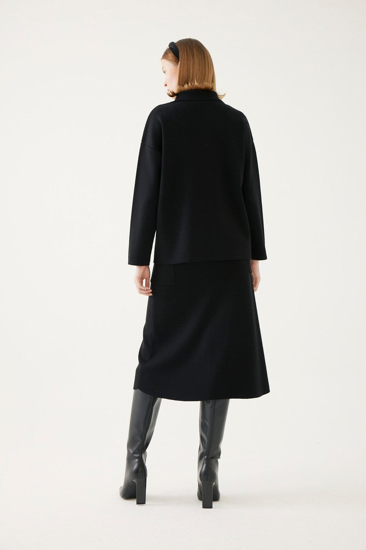 Yama Cepli Triko Hırka