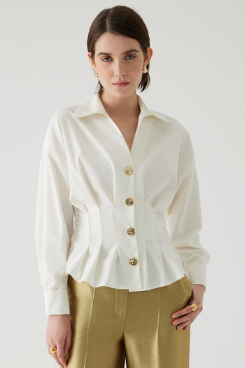 Pamuk Slim Fit Kemik Gömlek