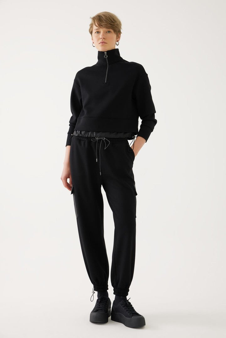 Fermuar Detaylı Sweatshirt