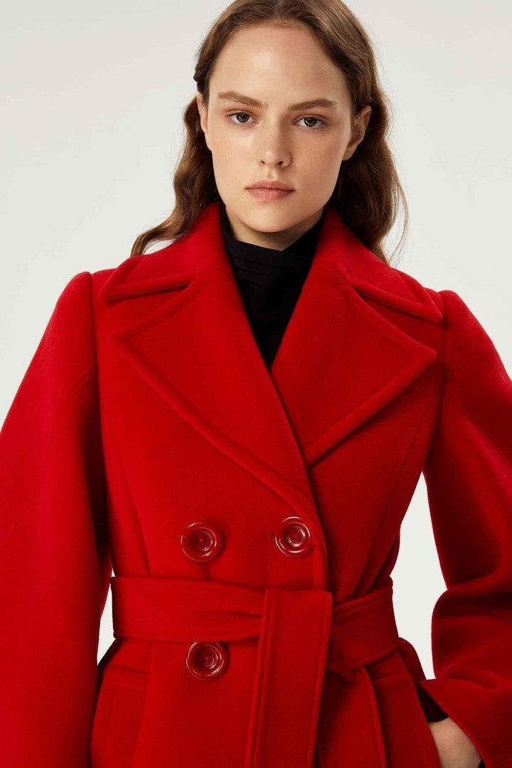 Yün Karışımlı Manto