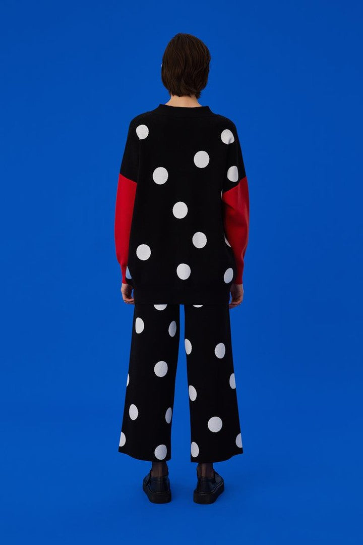 Desenli Triko Hırka