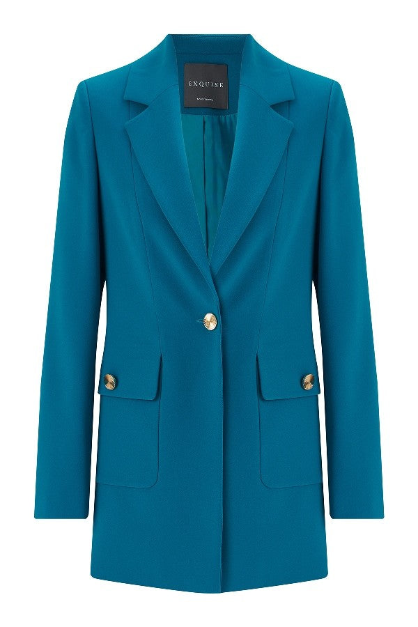 Tek Düğmeli Blazer Ceket