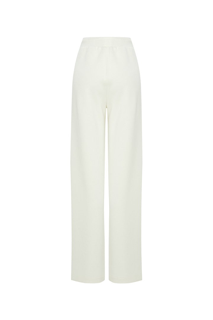 Beli Lastikli Regular Örme Pantolon