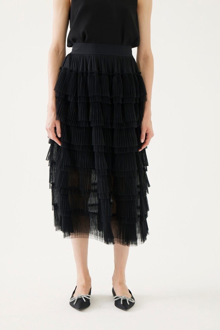 Siyah Tül Tütü Etek