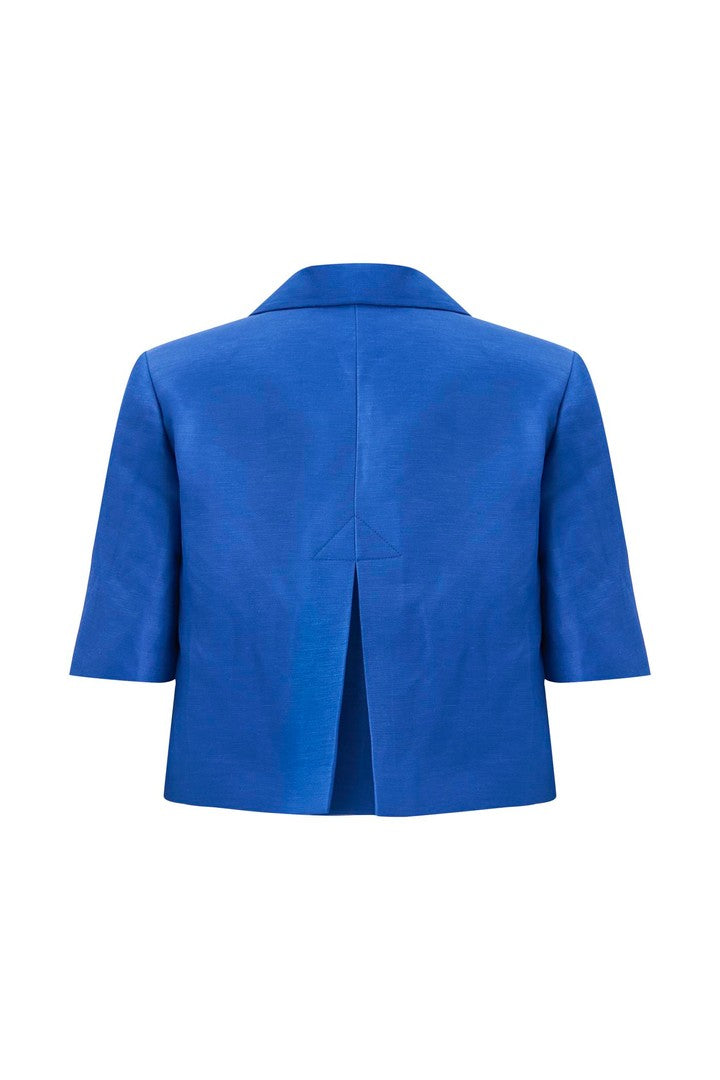 Kısa Kol Tek Düğme Kısa Ceket