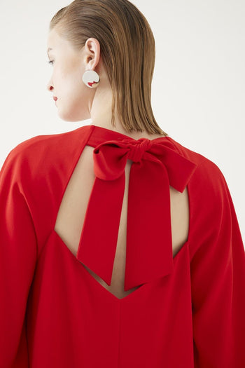 Kırmızı Midi Elbise