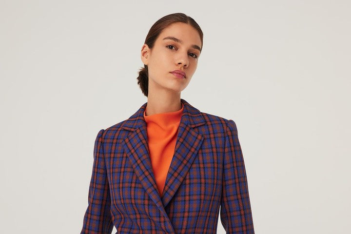 Desenli Erkek Yaka Ceket