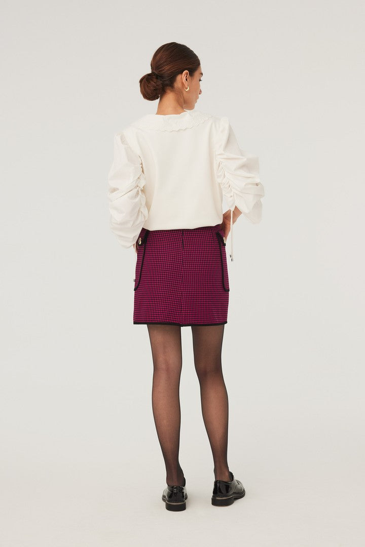 Bebe Yaka Balon Kol Sweatshırt